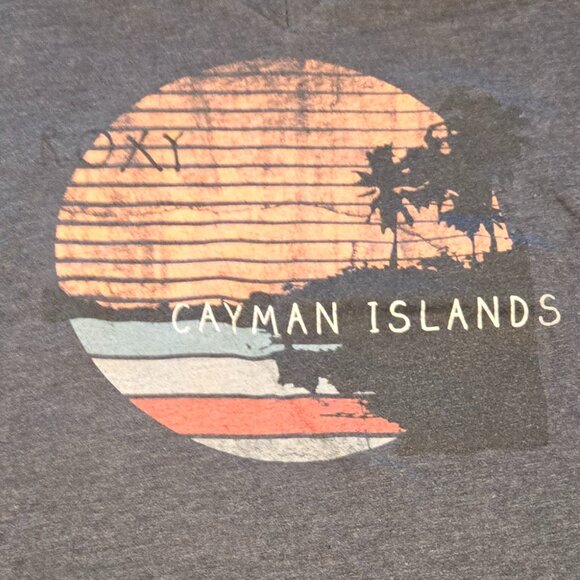 ROXY WOMENS CAYMAN ISLANDS GRAPHIC Tshirt -SIZE MEDIUM-LIKE NEW - Picture 3 of 5